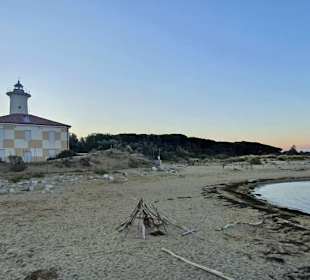 Blick zum Leuchtturm