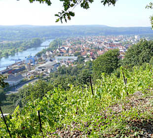 Ausblicke am Fränkischen Rotwein Wanderweg