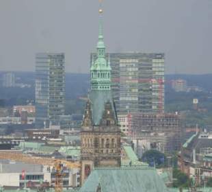 Blick vom Atlantic Haus /  Penthouse Elb-Panorama