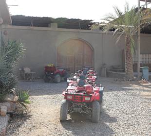 Quads stehen schon parat