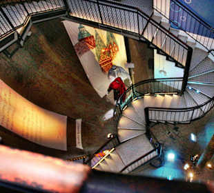 Treppenhaus von oben