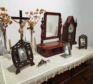 Altes Schlafzimmer im Museu Etnográfico da Madeira