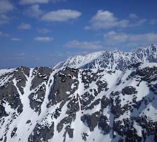 Widok z kolejki na Kasprowy Wierch