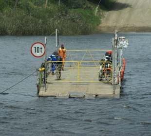 Fähre handbetrieben