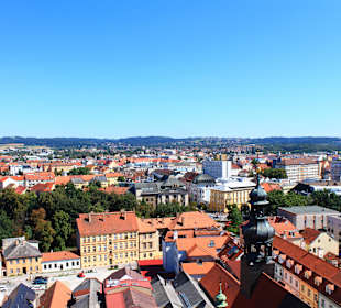 Blick vom Black Tower auf Budweis