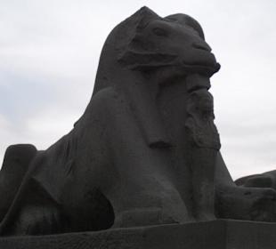 Statue im Karnak Tempel