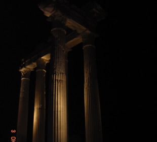 Reste des Apollo Tempels