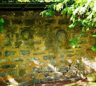 Gesamtansicht mit Gesichter