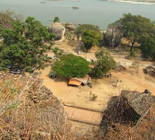 Blick von der Mingun Pagode