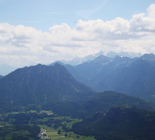 Im Hintergrund die Zugspitze