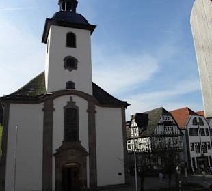 Blick auf die Kirche St. Nikolai