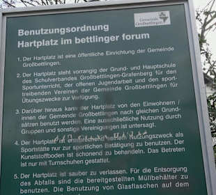 Hartplatz am Forum Großbettlingen