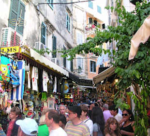 Enge Gasse in Kerkyra