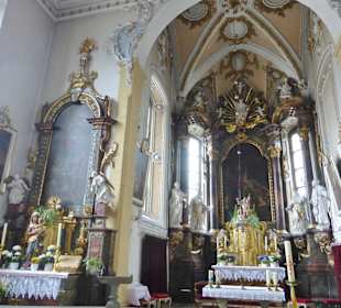Die katholische Pfarrkirche von Bergrheinfeld