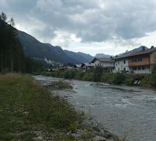 Bei einem Spaziergang entlang der Trettach