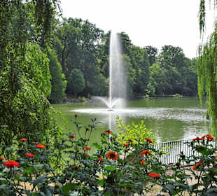 Die Fontäne des Röhrensees