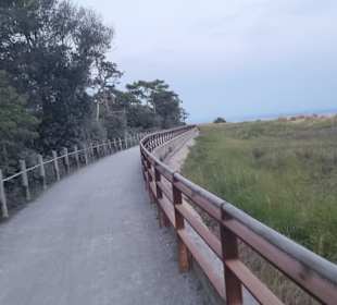 Viele Infos an der Strecke für die Gäste