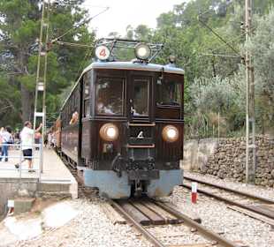 Der historische Zug von Palma nach Sóller