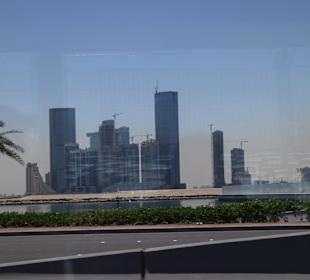 Skiline von Abu Dhabi