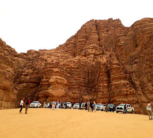 Wüstenlandschaft Wadi Rum