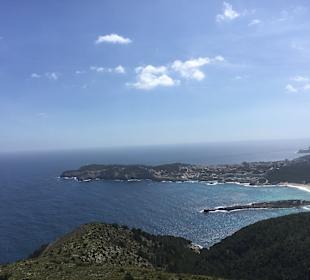 Cala Ratjada vom Berg aus