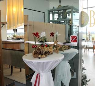 Dekoration beim Eingang