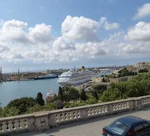 Blick in den Hafen von Valetta