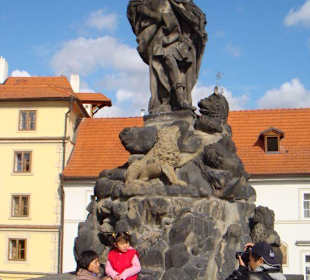 Auf der Karlsbrücke