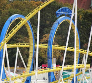 Blick auf den Freimarkt aus dem Riesenrad