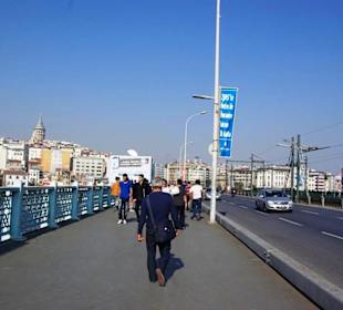 Zentrum Istanbul  Galatibrücke