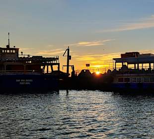 Sonnenuntergang Ria Formosa Bootstour