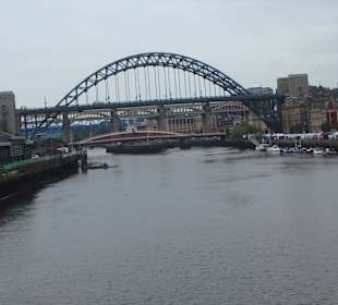 Blick auf die Tyne Bridge