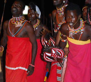 Richtige Samburu-Krieger