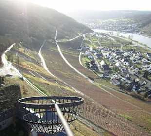 Burg Thurant: Blick auf Alken an der Mosel