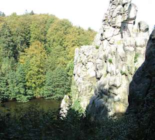 Blick zur Bergspitze der E-Steine