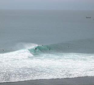 Schlechtes Wetter am Uluwatu-Beach,