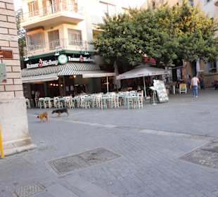 Shoppen und Essen in Altstadt Heraklion