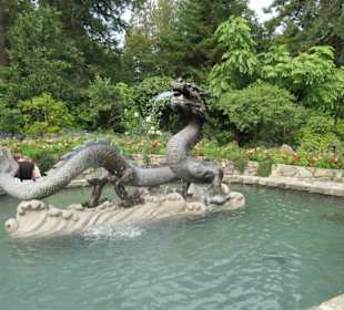 Im Butchart Garden unterwegs