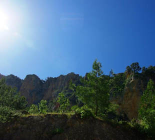 Anfahrt zum Staudamm von Side nach Manavgat