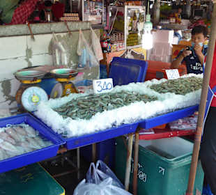 Große Auswahl von frischem aus dem Meer