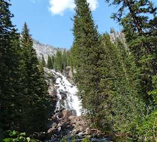 Wasserfall - Wanderung vom Jenny Lake