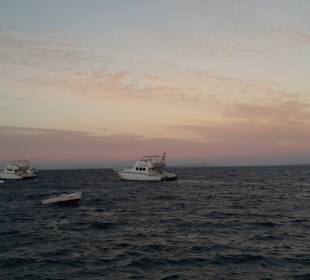 Schiffe mit Blick Richtung Hrg