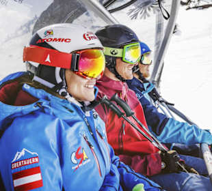 Liftfahrt in Obertauern