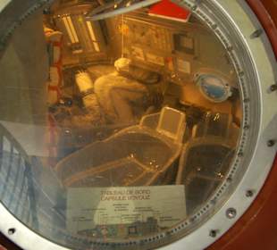 Interior cápsula Soyuz