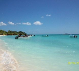 Strand auf der Insel Saona