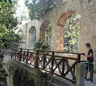 Rodini park u města Rhodos