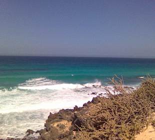 Brandung am Strand von Corralejo