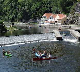 Stauwehr von Krumlov