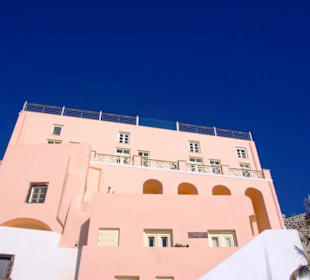 Santorin selbst im Bild Landschaft, Stadt