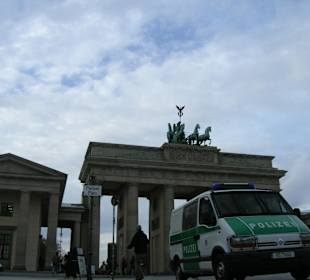 Porta di Brandeburgo e Polizei